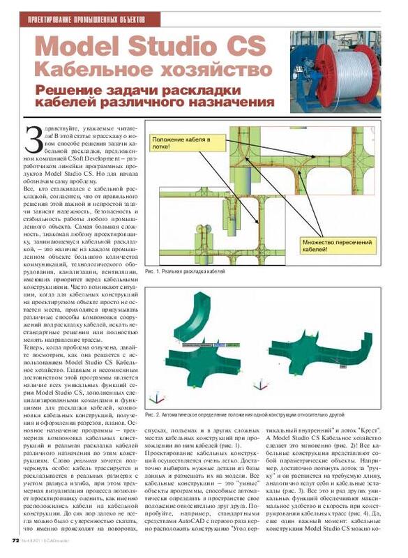 Model studio кабельное хозяйство